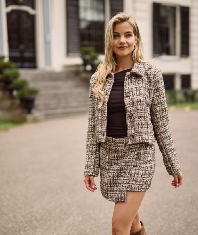 Jana Jacket Caramel Boucle