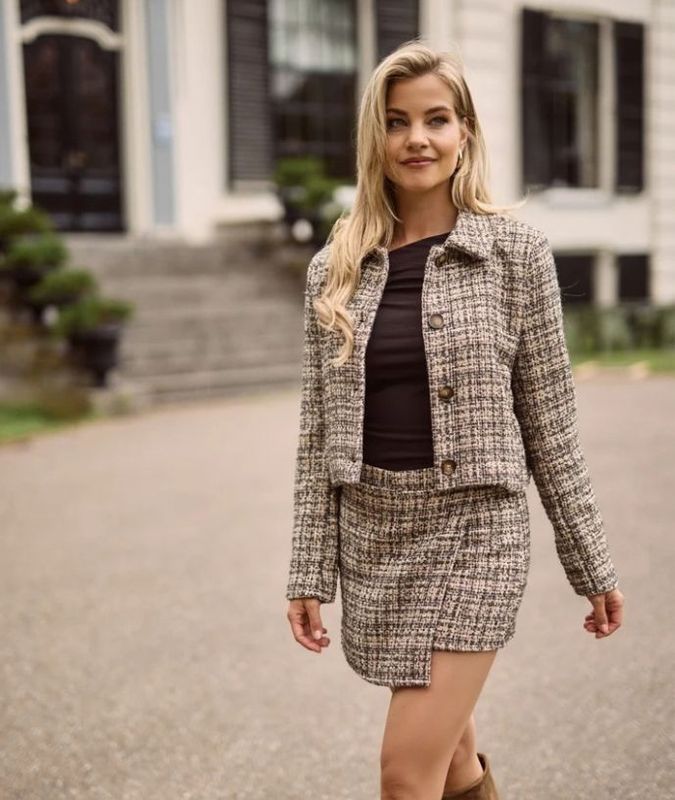 Jana Jacket Caramel Boucle