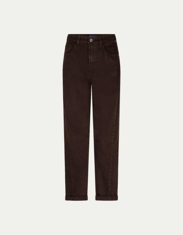 Caitlina side patch tencel twill espresso