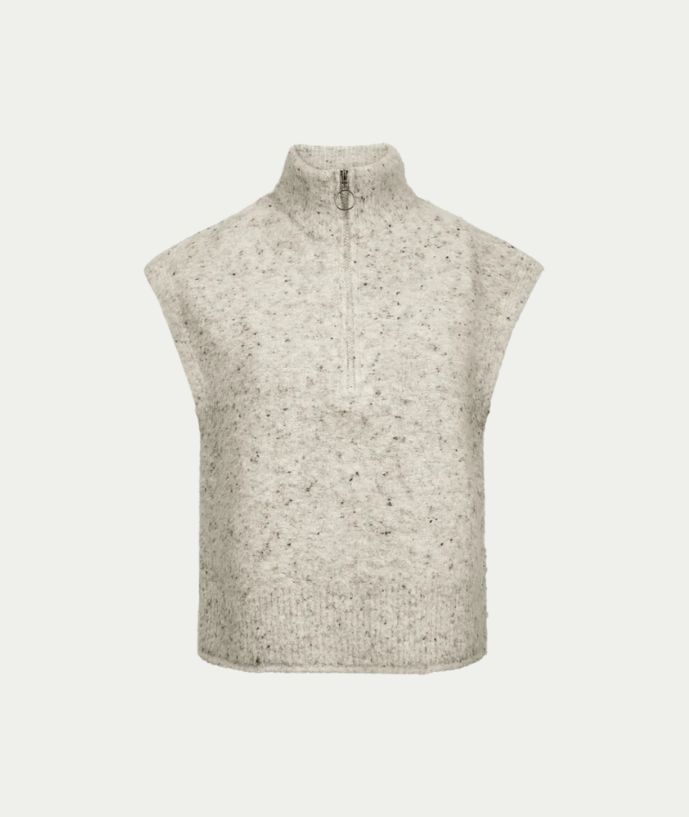 FQGRSNEMES-WAISTCOAT Moonbeam Melange