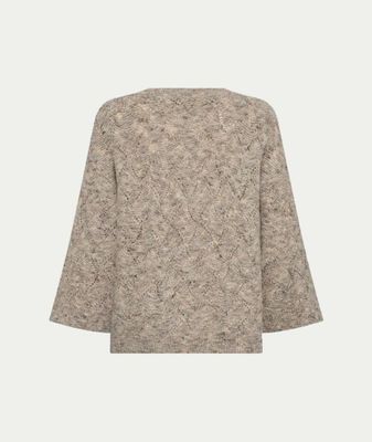 FQESTWEED-PULLOVER Oyster Grey Melange