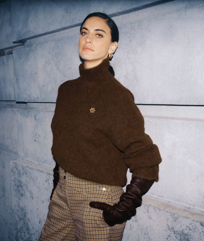 Roelien Dark brown Melange