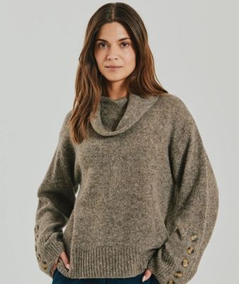 FQALPA-PULLOVER Morel Melange
