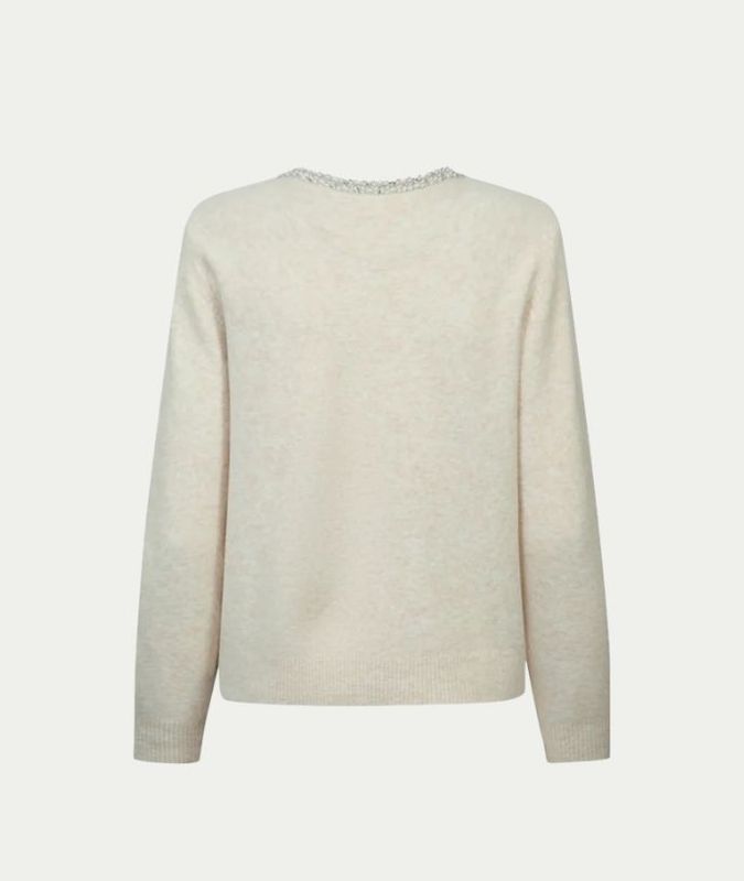 FQGRSFLIRT-CARDIGAN Moonbeam Melange