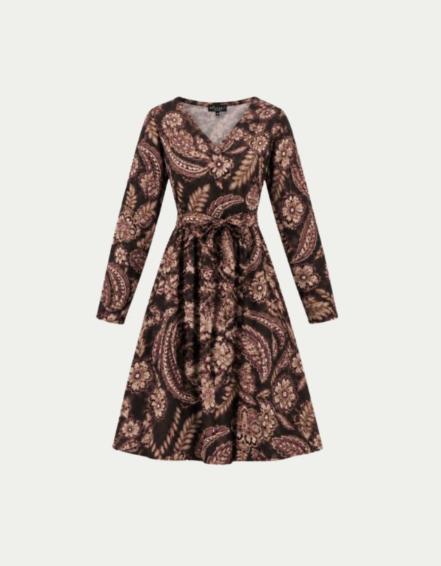 Dress Marie Grape Paisley