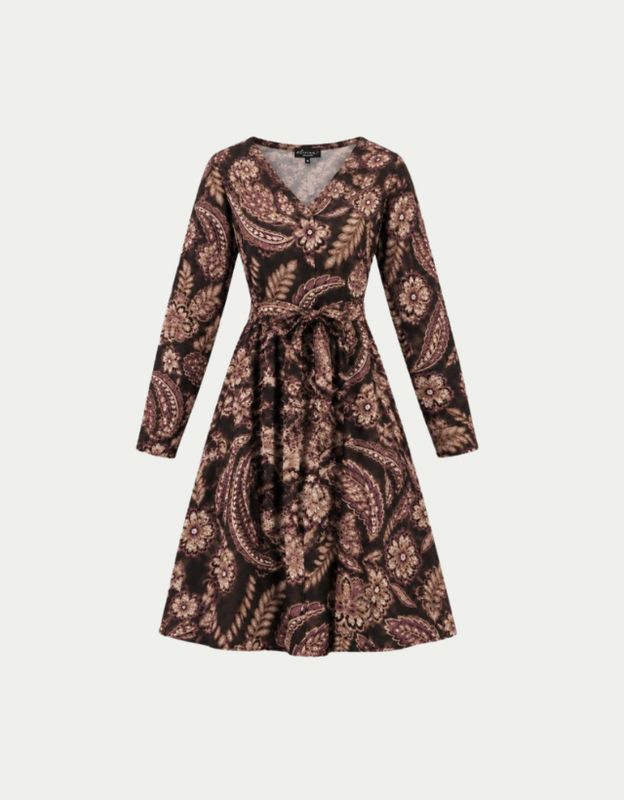 Dress Marie Grape Paisley