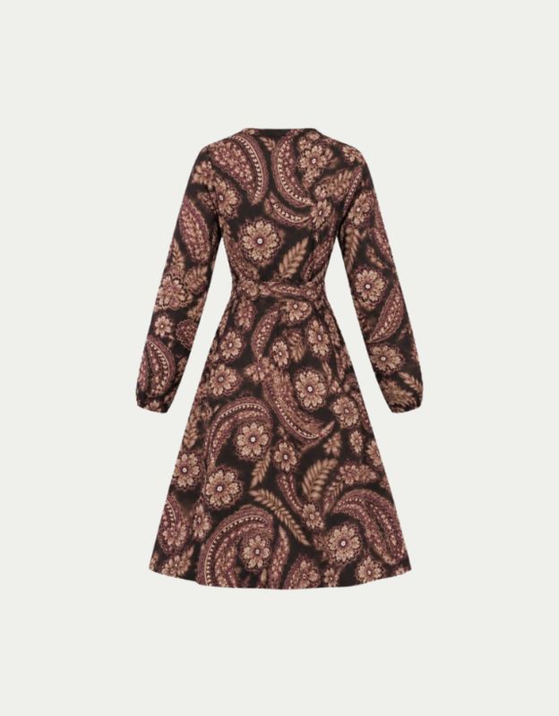Dress Marie Grape Paisley