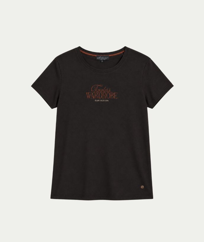 T-shirt Timeless Dark Walnut