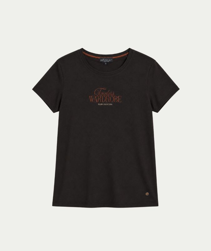 T-shirt Timeless Dark Walnut