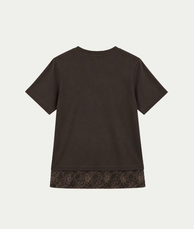 T-Shirt Lacy Dark Walnut