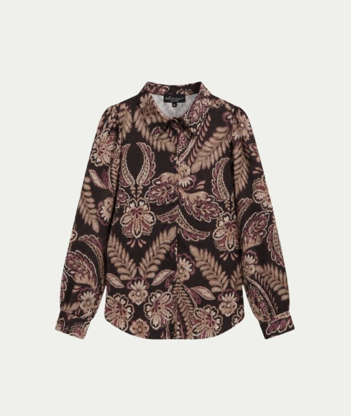 Blouse Marie Grape Paisley