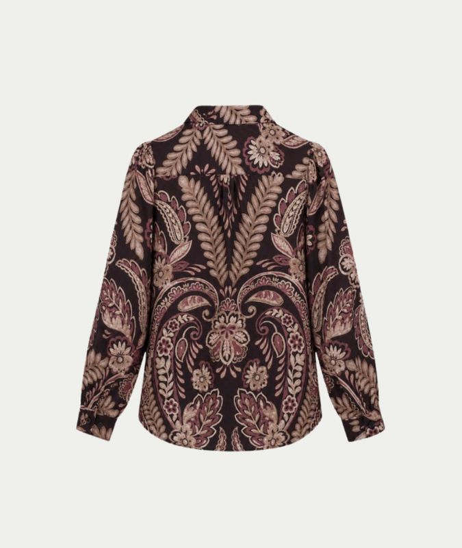 Blouse Marie Grape Paisley