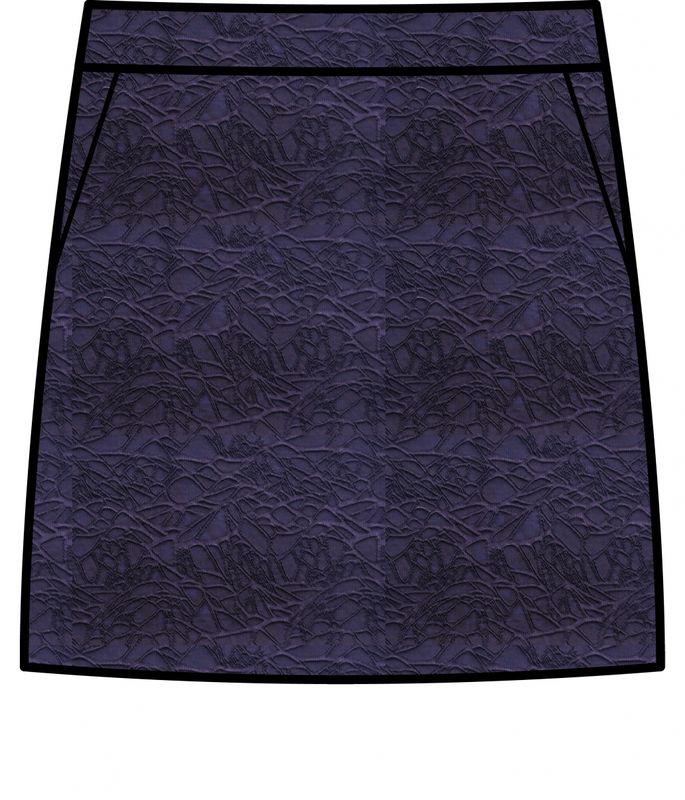 Skirt Juliette Dark Grape