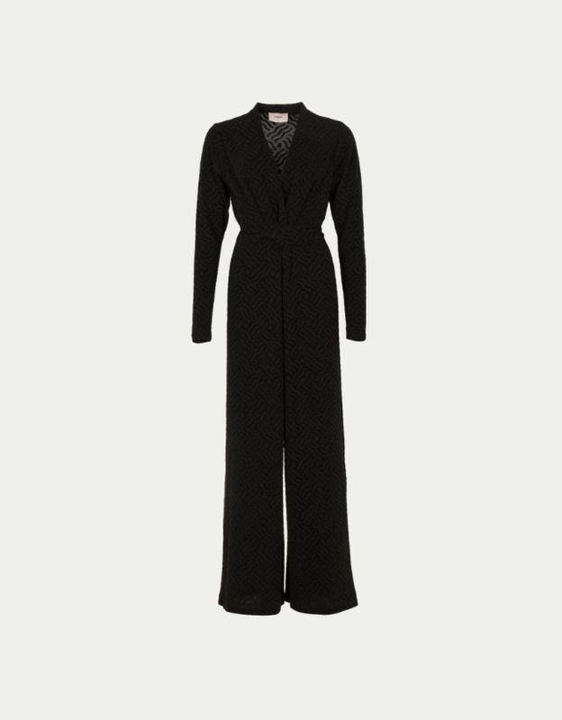 Vasili LS Jumpsuit zwart