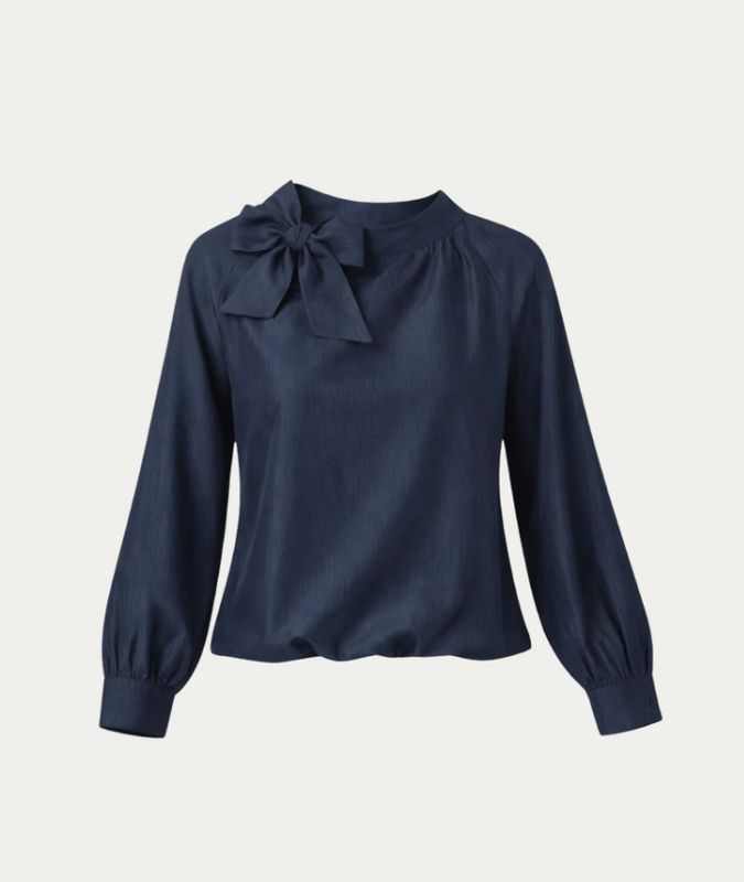 Blakely Blouse Midnight Blue