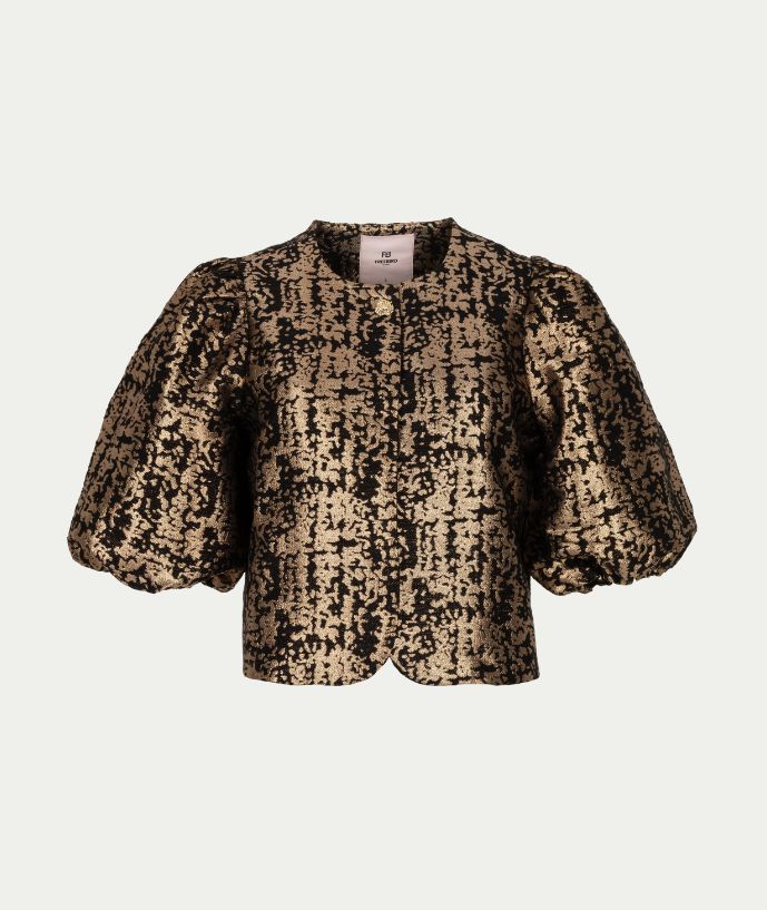 Livia Top Black/Gold