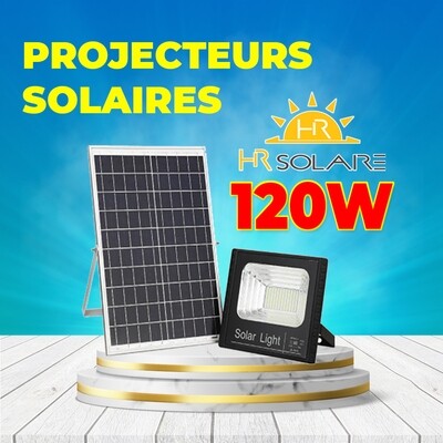 Projecteur solaire 120W