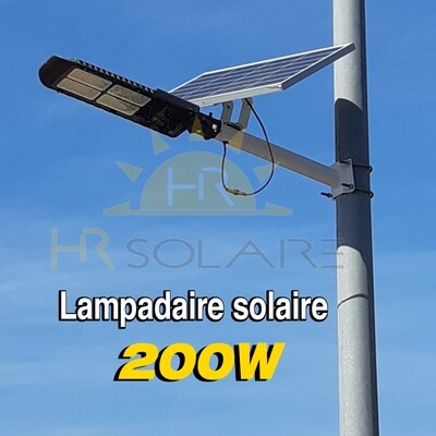 Lampadaire solaire 200W