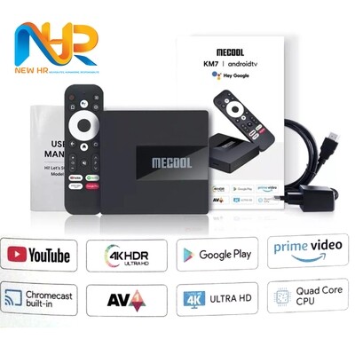 MECOOL KM7 Android TV Box Android 11 Prime Video Youtube supported 4GB RAM 64GB ROM