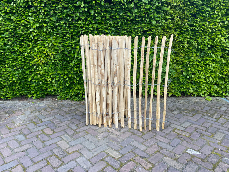 Kastanje hekwerk 100 cm hoog.