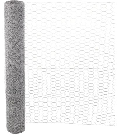 Kippengaas 50 cm hoog.