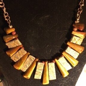 Ketting goud en tijgeroog