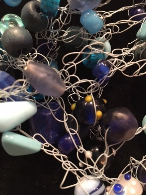 Blauw als de zee.