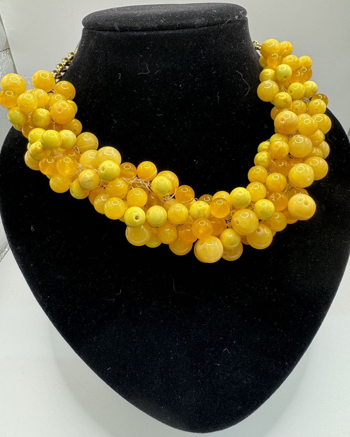 Gehaakte ketting van Golden Jade