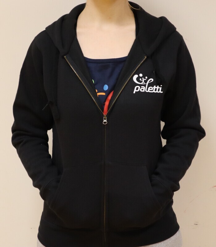 Paletti Kapuzen-Jacke Schwarz Damen