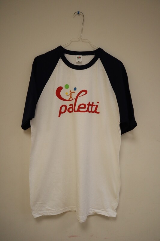 Paletti T-Shirt "Baseball" Navy oder Rot Unisex