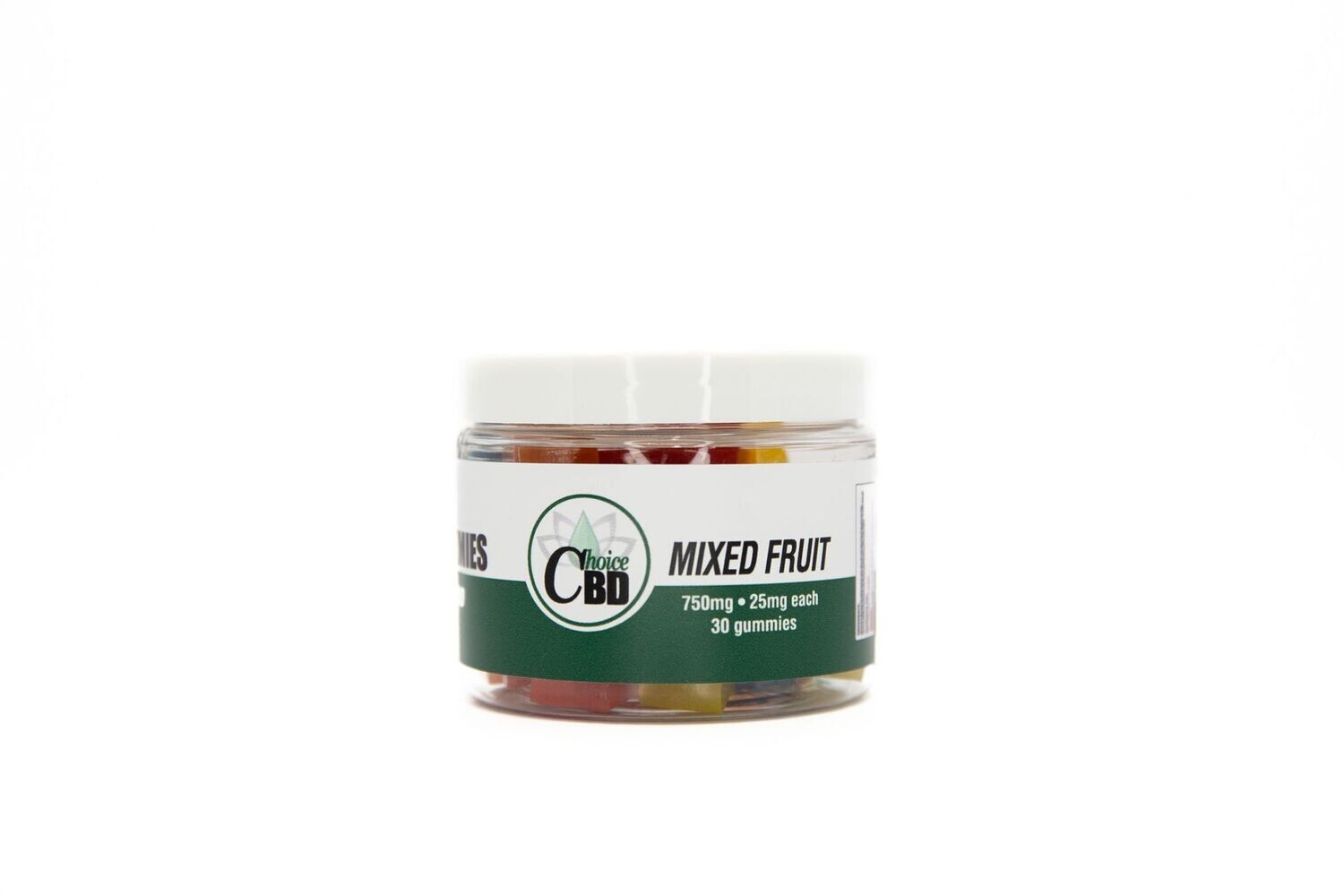 CBD Gummies-Plain Mixed Fruit 750mg 25mg/30pc