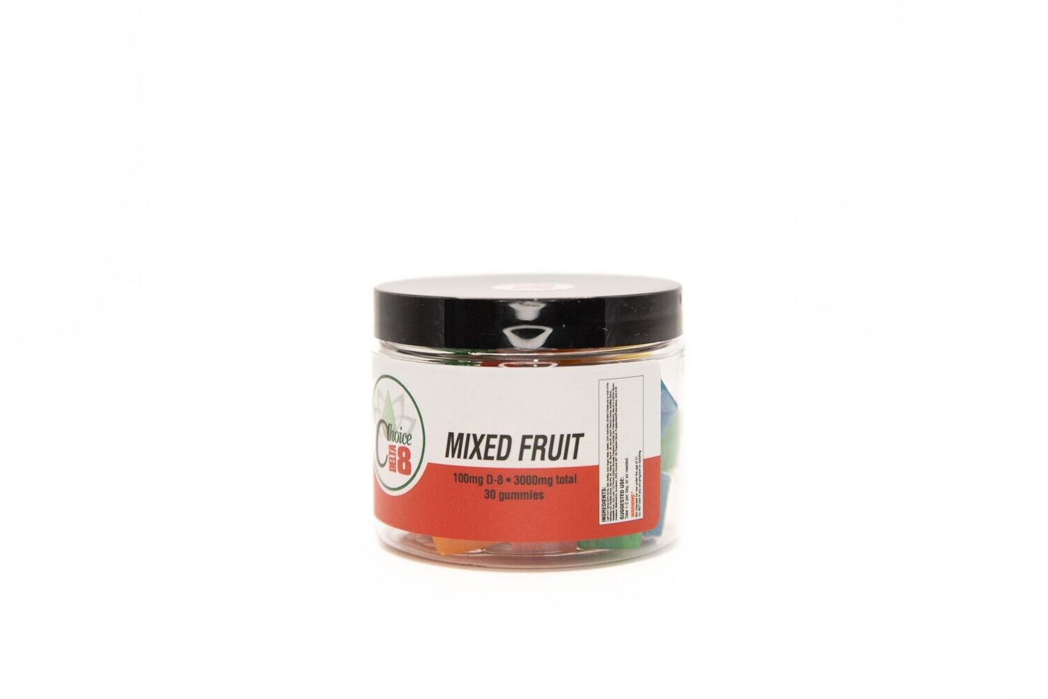 D8 Gummies Plain-Mixed Fruit 3000mg 100mg/30pc