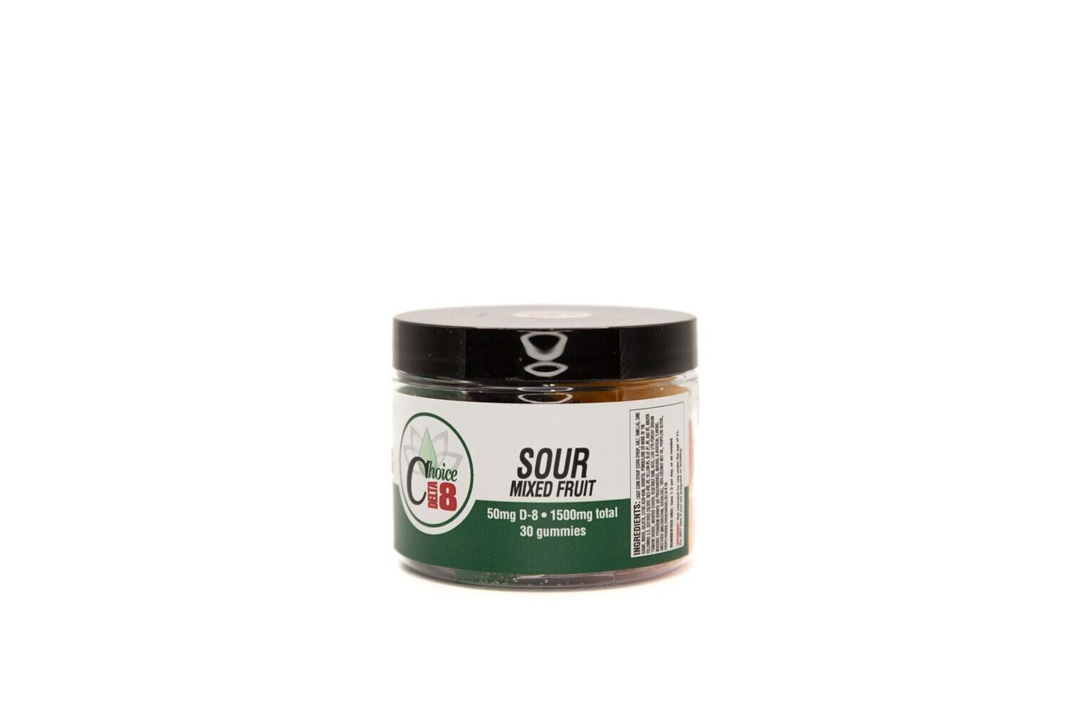 D8 Gummies Sour-Mixed Fruit 1500mg 50mg/30pc