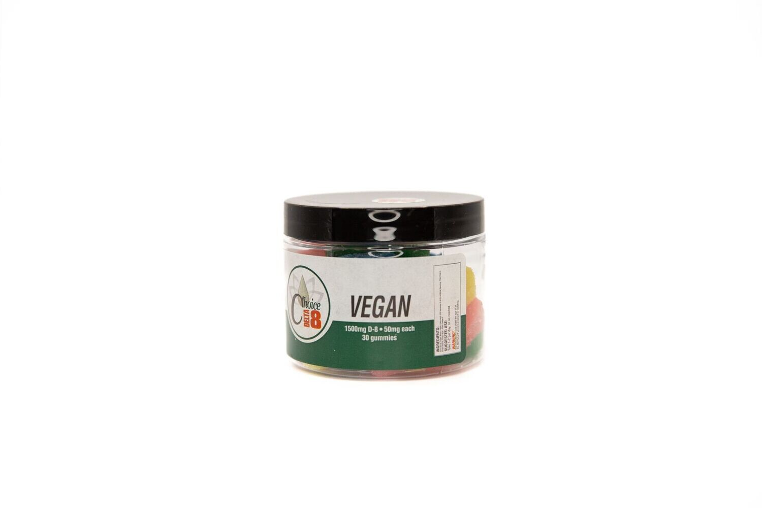 D8 Gummies Vegan-Mixed Fruit 1500mg 50mg/30pc