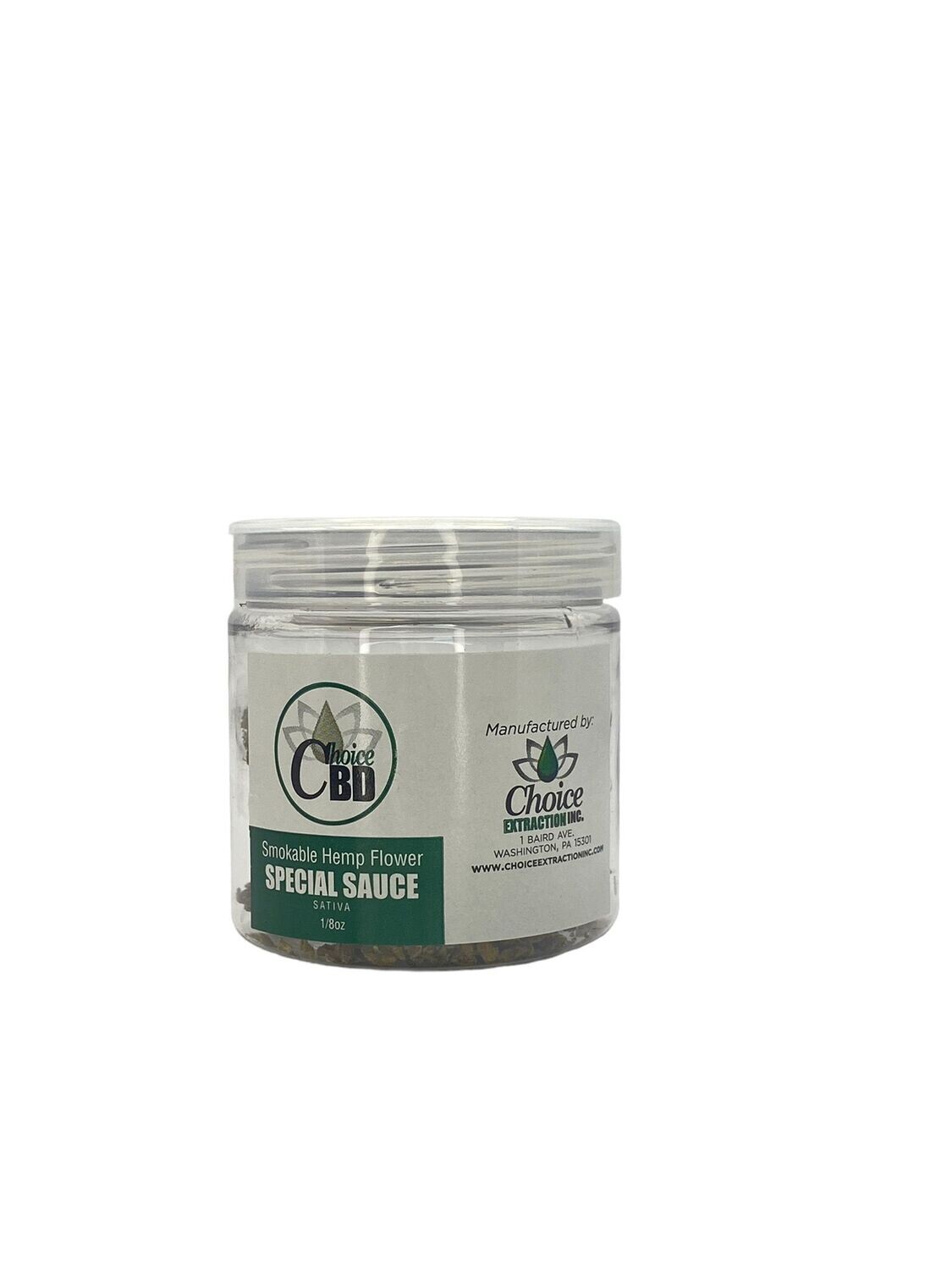 CBD Flower - Special Sauce 1/8oz (3.5g) - Sativa / Hybrid