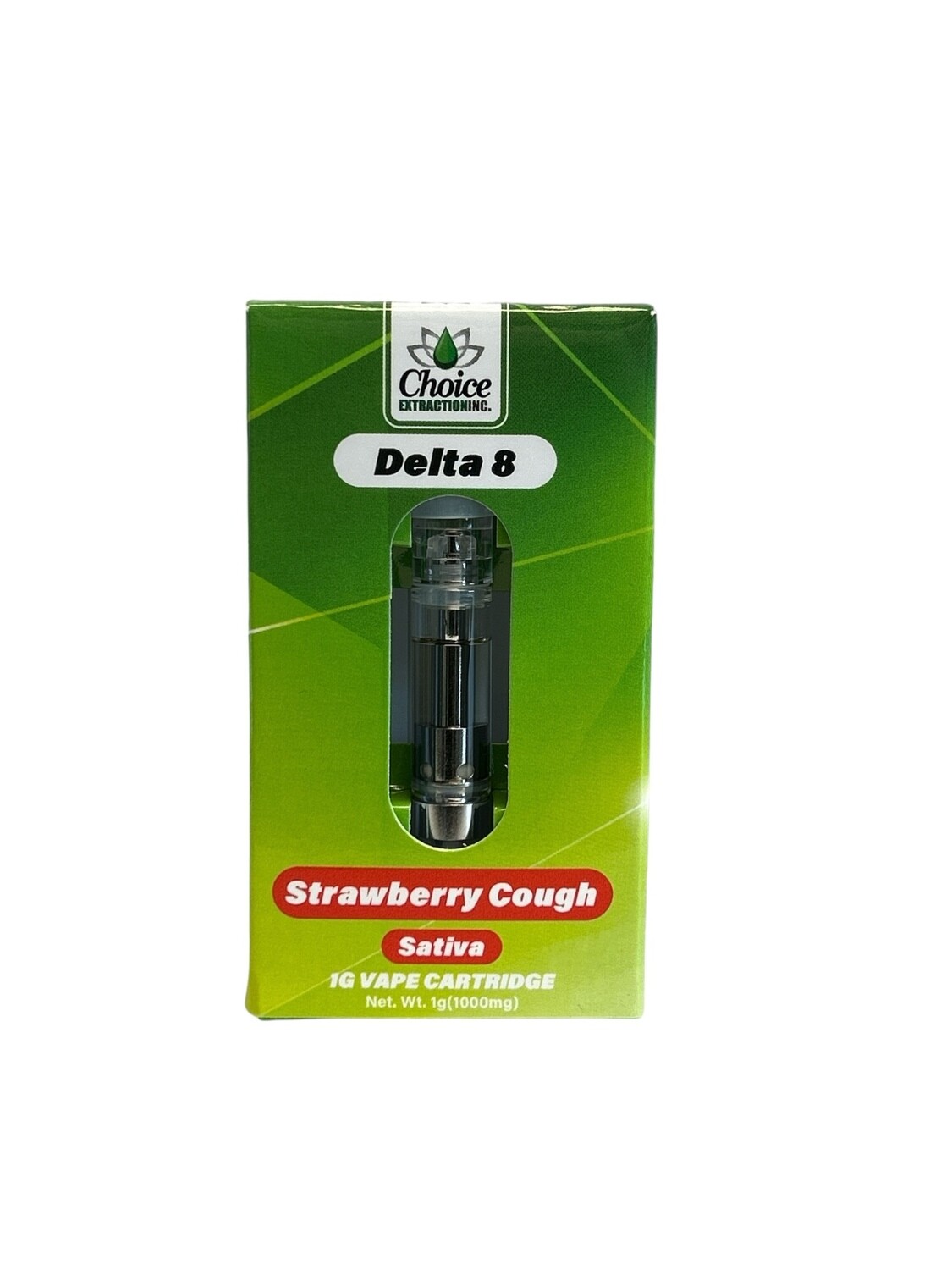 D8 Vape Cart - Strawberry Cough 1mL - Sativa