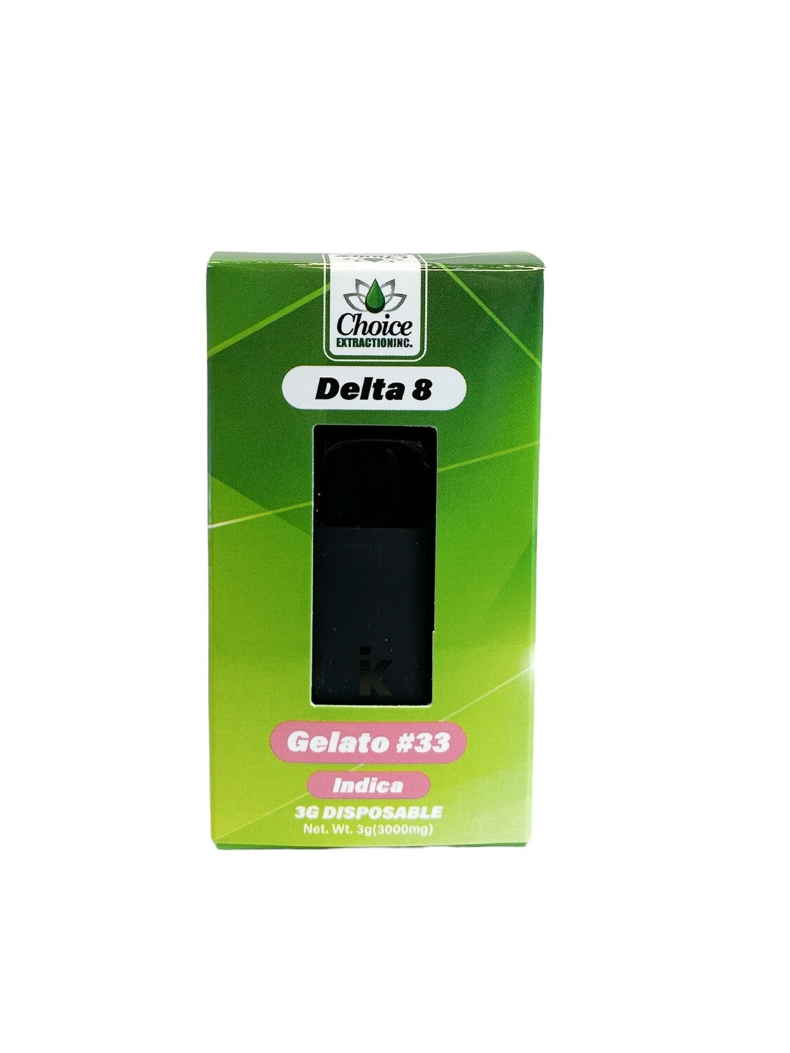 D8 Disposable - Gelato #33 3mL - Indica