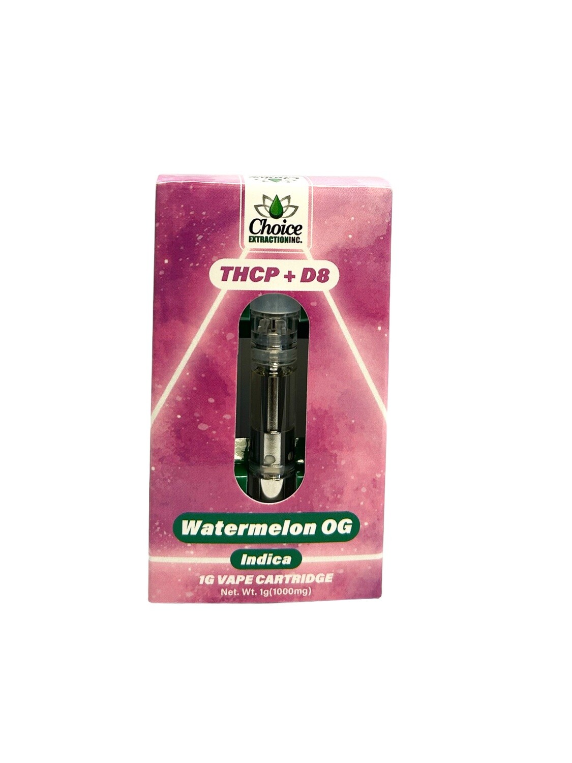 THCP + D8 Vape Cart - Watermelon OG 1mL - Indica