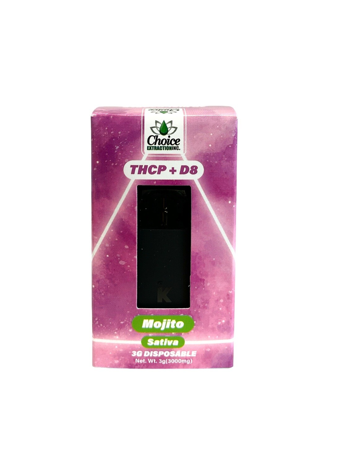 THCP + D8 Disposable - Mojito 3mL - Sativa