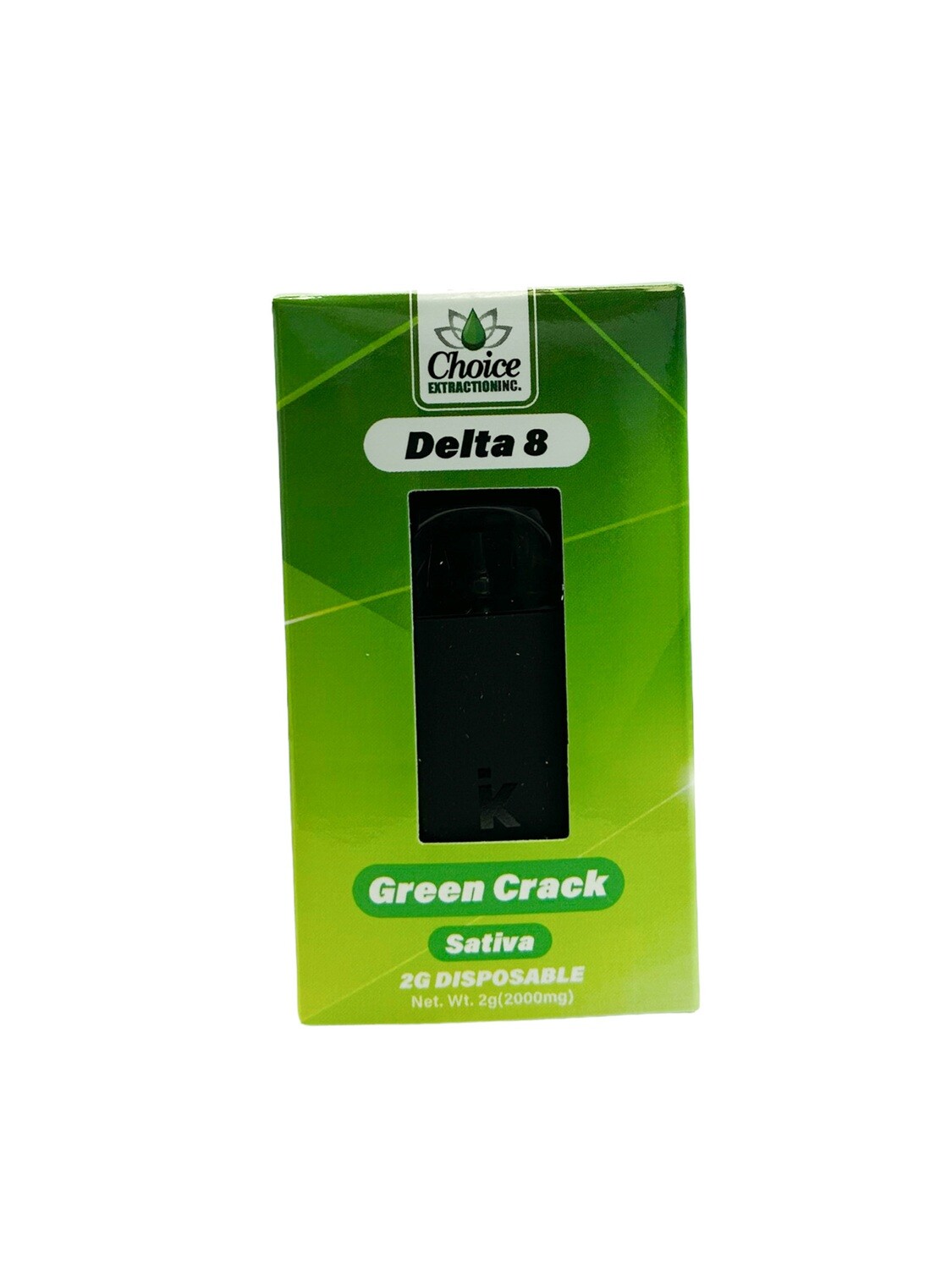 D8 Disposable - Green Crack 2mL - Sativa