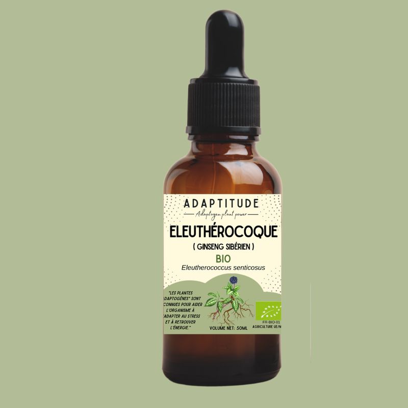 Extrait d'Eleuthérocoque bio (50ml) Extrait d'Eleuthérocoque bio (50ml)