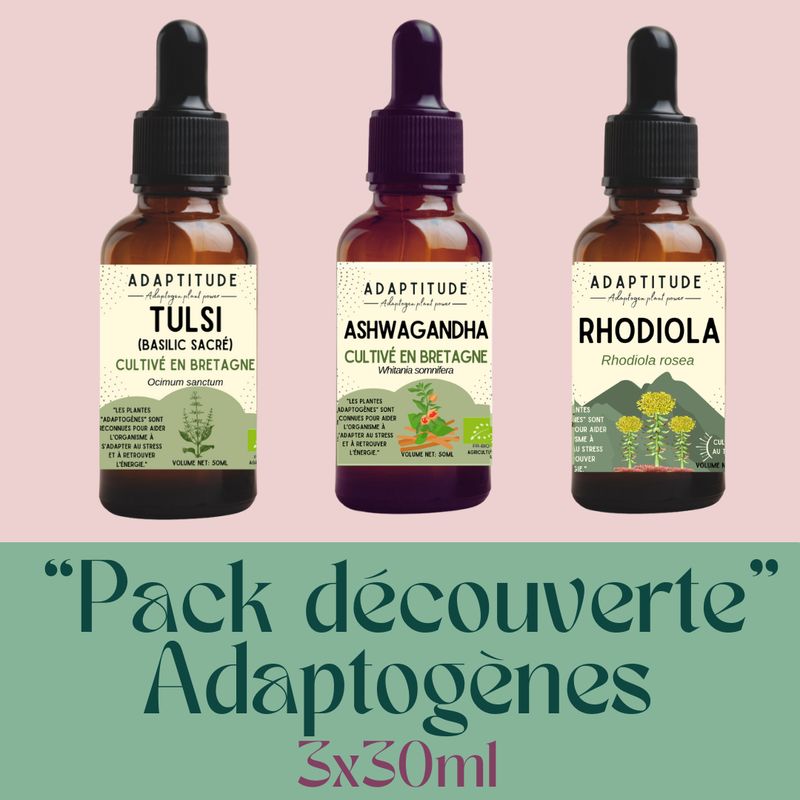 NEW ! Pack découverte Adaptogènes NEW ! Pack découverte Adaptogènes