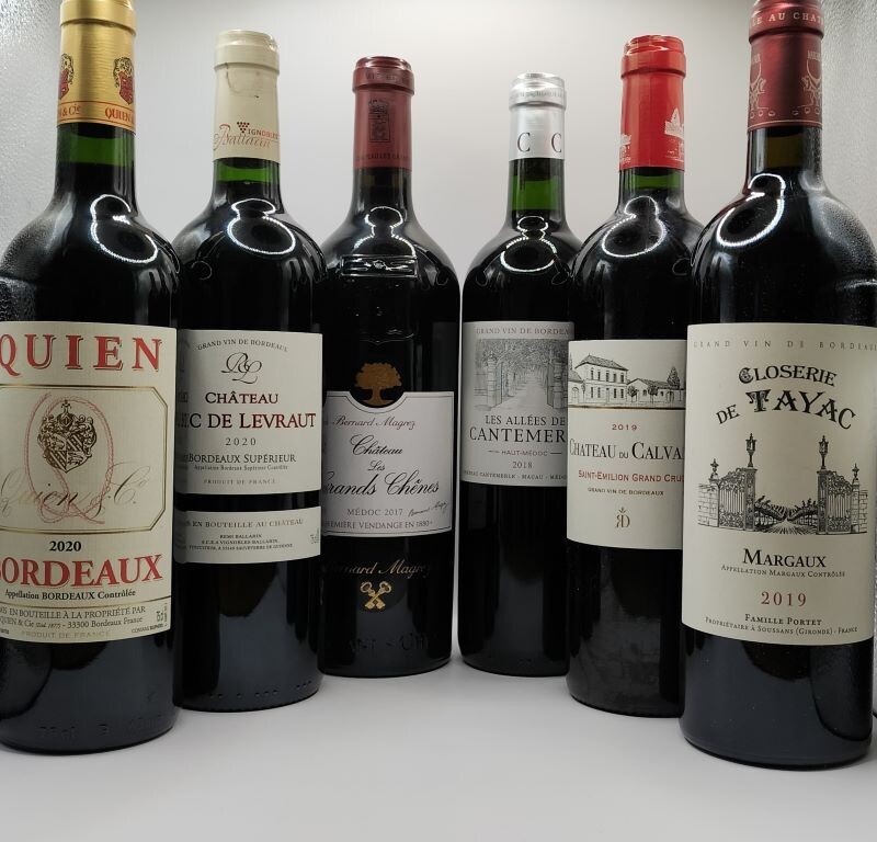 Bordeaux - Bottom to Top - 6 pack