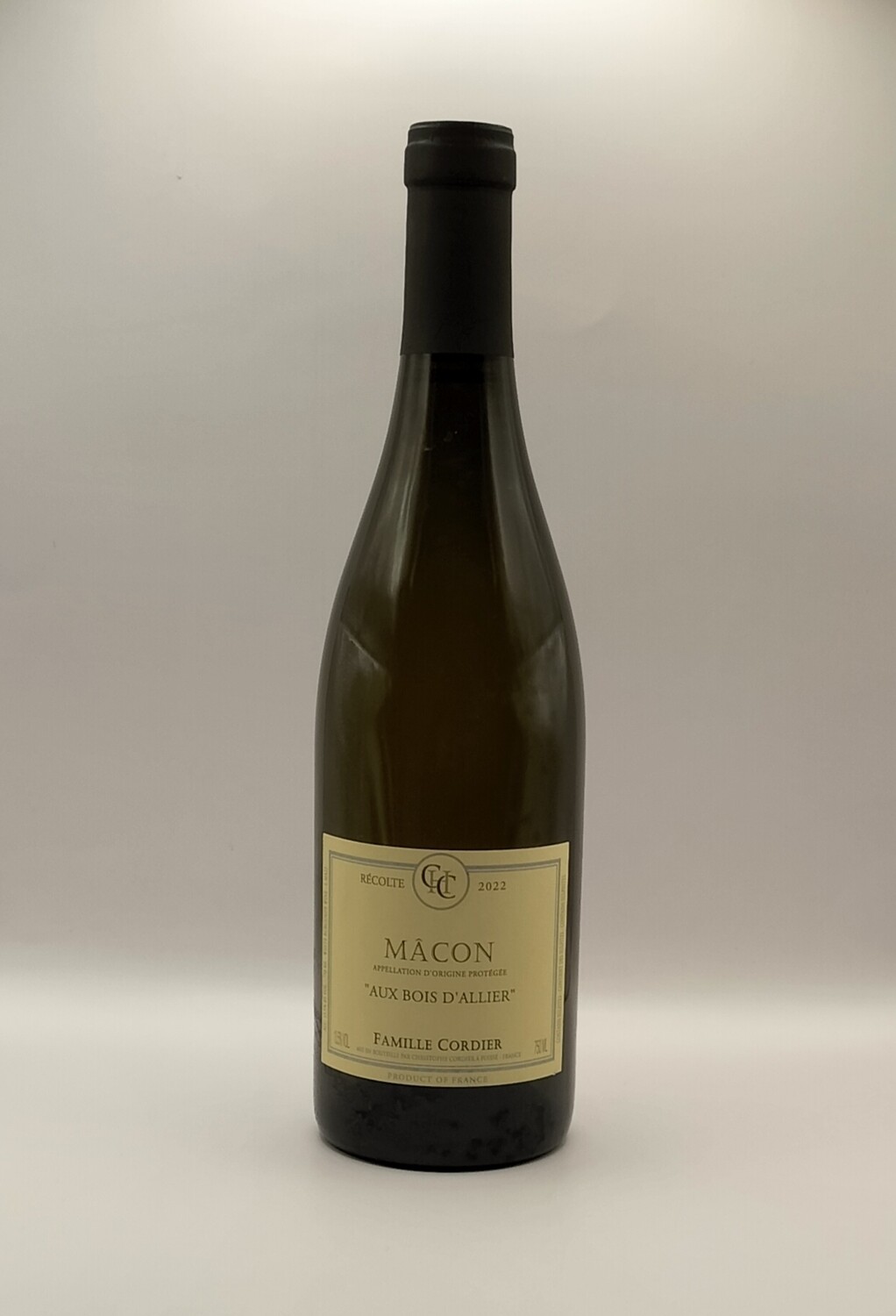 Macon &#39;Aux Bois d&#39;Allier&#39; 2022, Famille Cordier, Burgundy, France