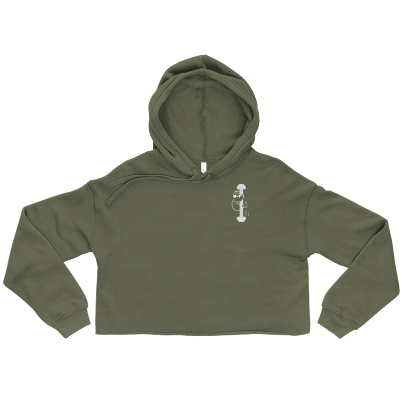 Cropped Pullover Hoodie