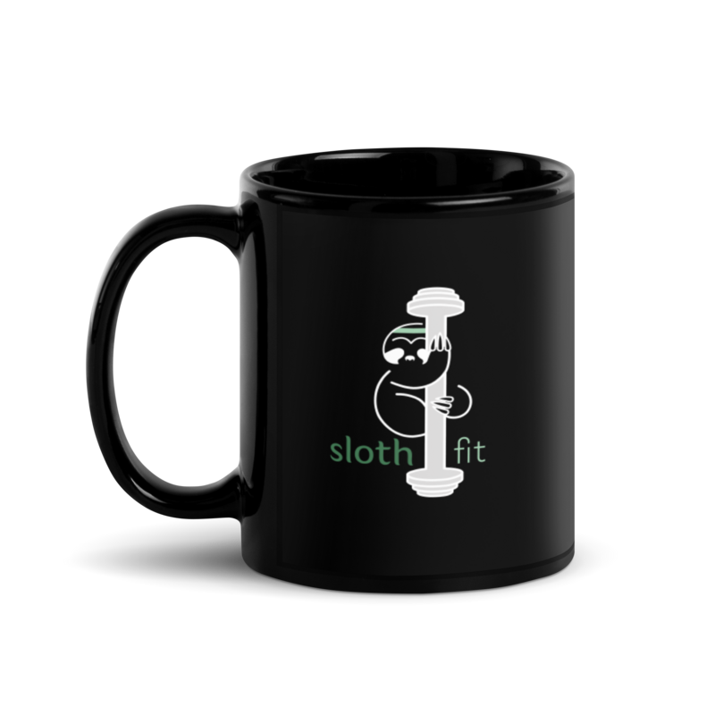 11oz Black Coffee Mug