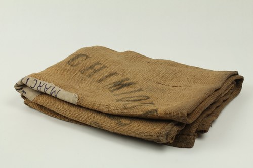 Jute Bag with Printed Text