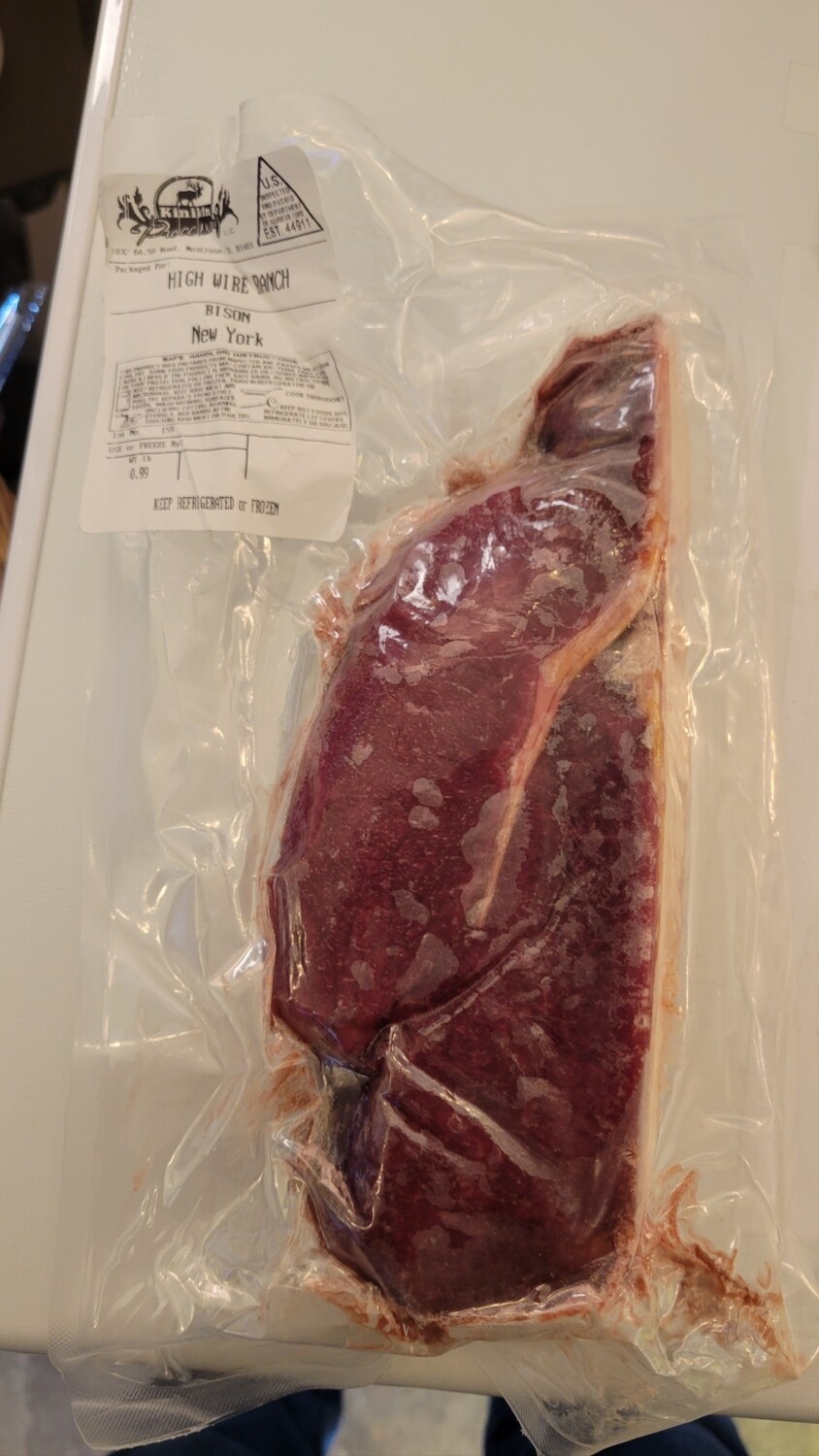 Bison NY Strip Steak