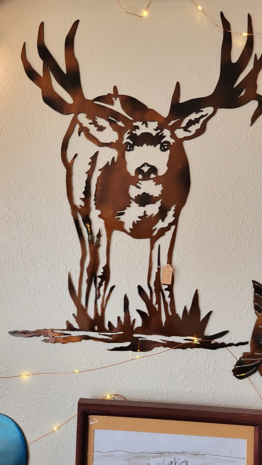 Wall, Ghost Buck, 18"x23"