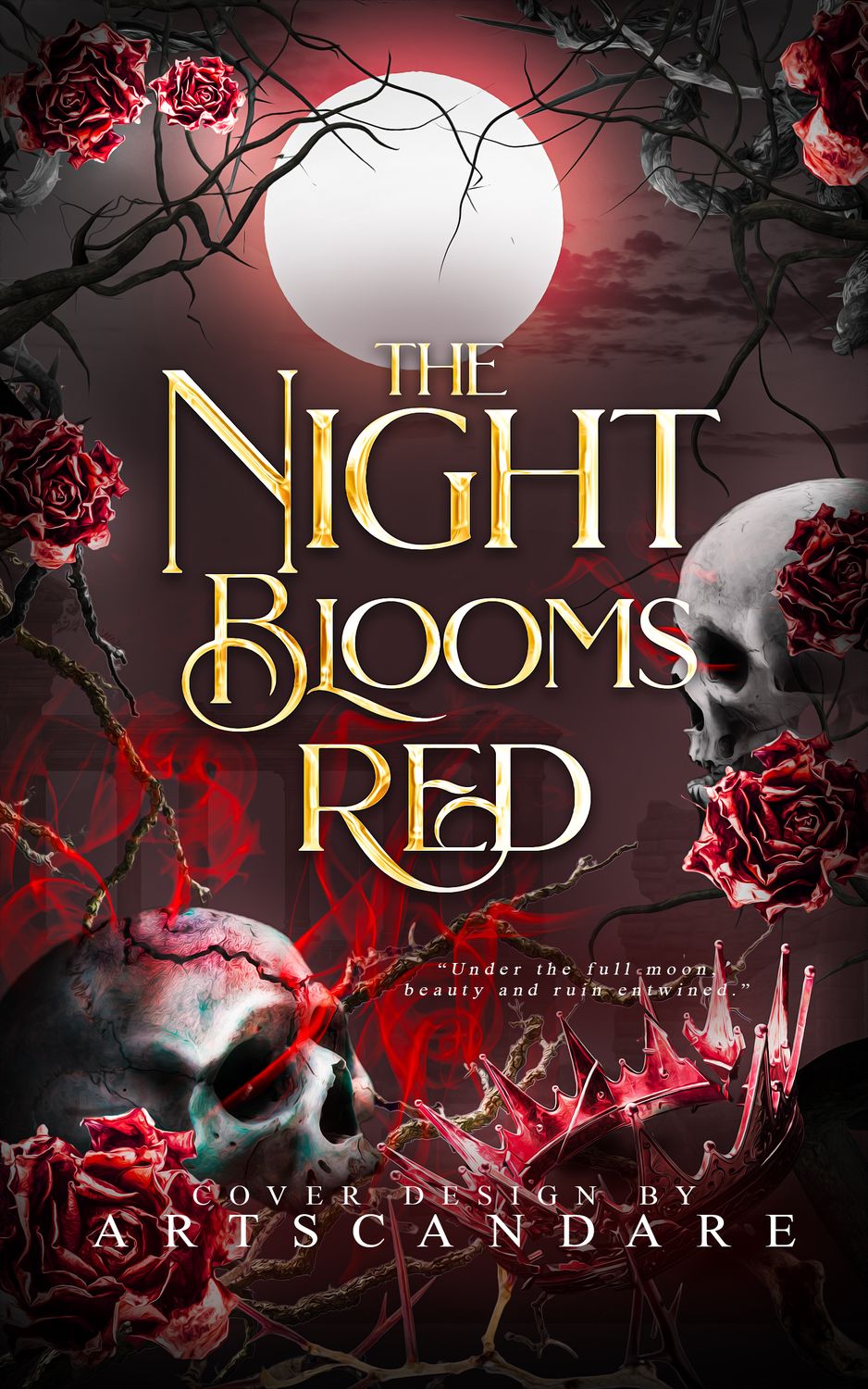 THE NIGHT BLOOMS RED